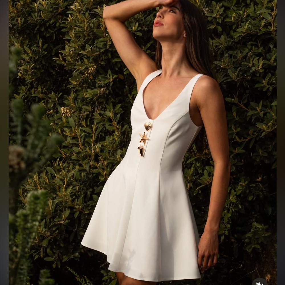 Amanda Uprichard
Women’s Aries A-Line Mini Dress In White